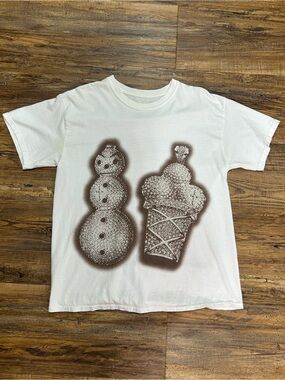 Gucci Mane vs. Young Jeezy Cactus Jack 2020 rap tee white Travis Scott M